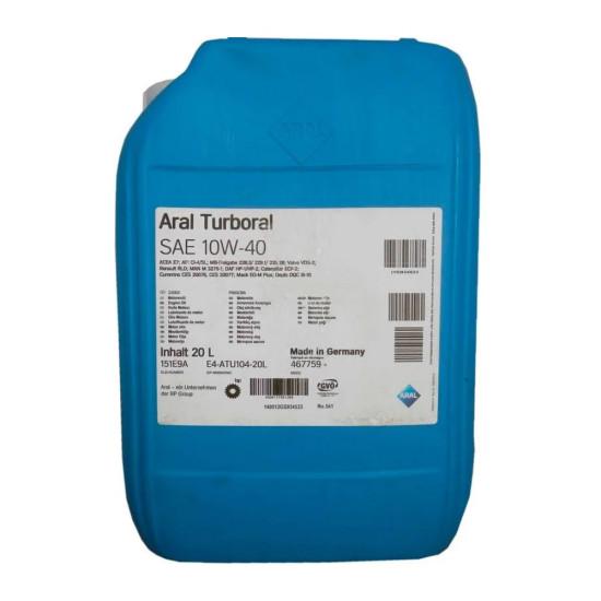 Моторное масло Aral Turboral 10W-40 20л