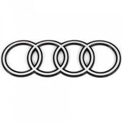 Кольца для Audi Q8 Logo Black Edition Emblem Blackline черный/белый 4M8853742B90A