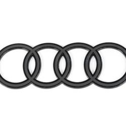 Кільця для Audi Q8 логотип Black Edition емблема Blackline чорний/антрацит 4M8853742C716