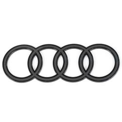 Кольца для Audi Q8 логотип Black Edition эмблема Blackline черный/антрацит 4M8853742C716 