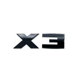 Эмблема BMW X3 Black 51142472831