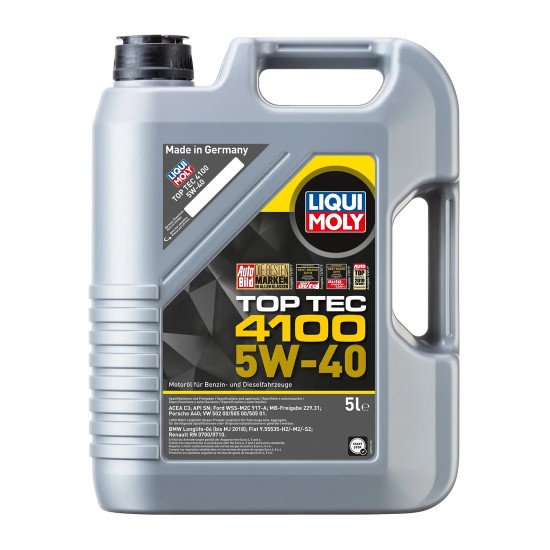 Моторне масло  LIQUI MOLY TOP TEC 4100 5W-40 5L. 9511