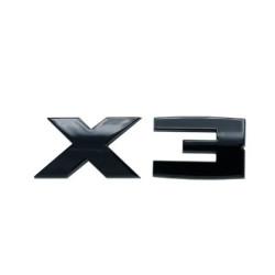 Емблема BMW X3 Black 51142472831