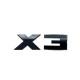 Эмблема BMW X3 Black 51142472831