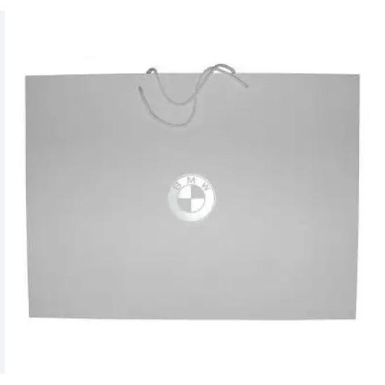 Подарунковий паперовий пакет BMW Paper Bag, White, Size L, артикул 80502452052 Подарунковий паперовий пакет BMW Paper Bag, White, Size L, артикул 80502452052