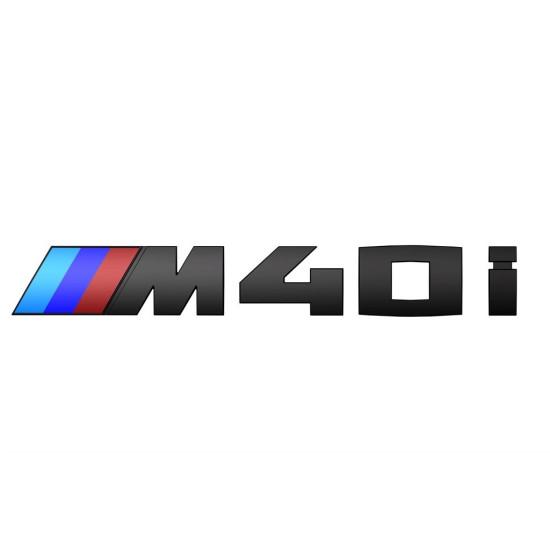 Емблема BMW M40i, чорна - X4 G02, 51142472836
